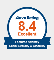Avvo Rating | 8.4 Excellent | Featured Attorney | Social Security & Disability